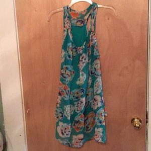 Floral halter top